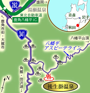 �㐶�|�ւ̒n�}